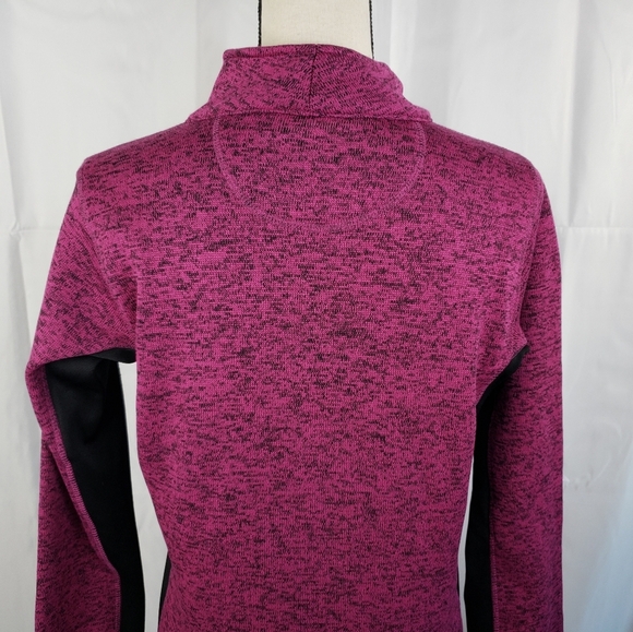 Marc New York Lightweight Zip Front Purple & Black Heathered Pockets Jacket Sz M - Picture 8 of 15